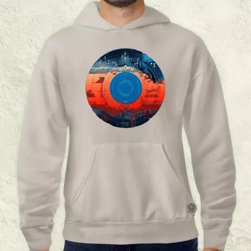 Pixelart bakelit a holdon v2 férfi pulóver