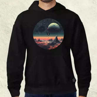 Pixelart bakelit a holdon v4 férfi pulóver