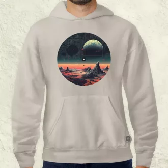 Pixelart bakelit a holdon v4 férfi pulóver
