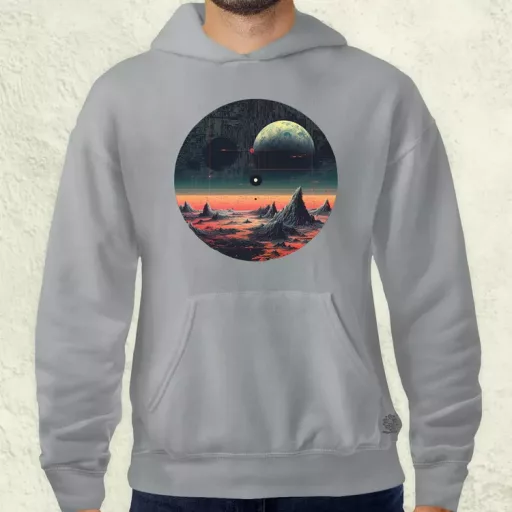 Pixelart bakelit a holdon v4 férfi pulóver