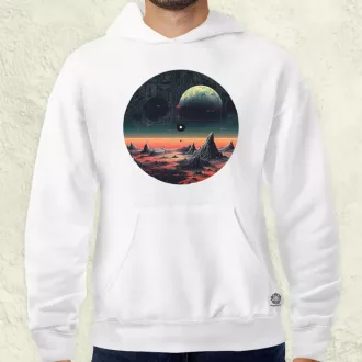 Pixelart bakelit a holdon v4 férfi pulóver
