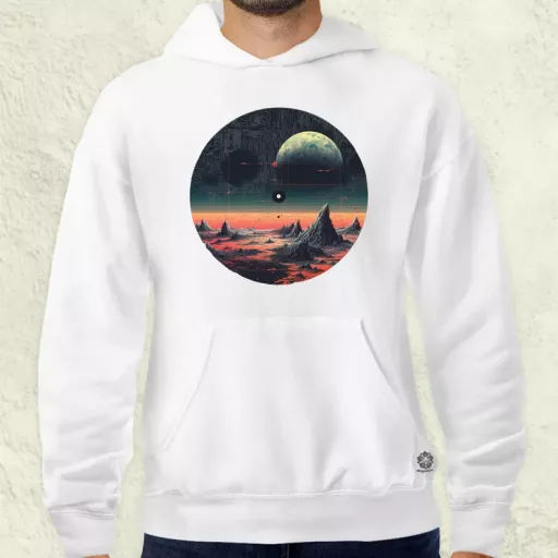 Pixelart bakelit a holdon v4 férfi pulóver