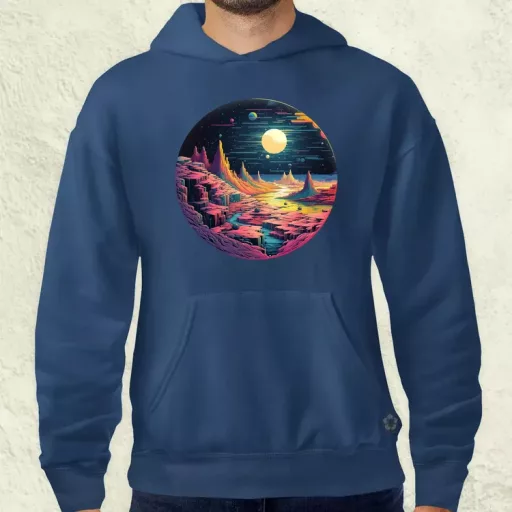 Pixelart bakelit a holdon v5 férfi pulóver