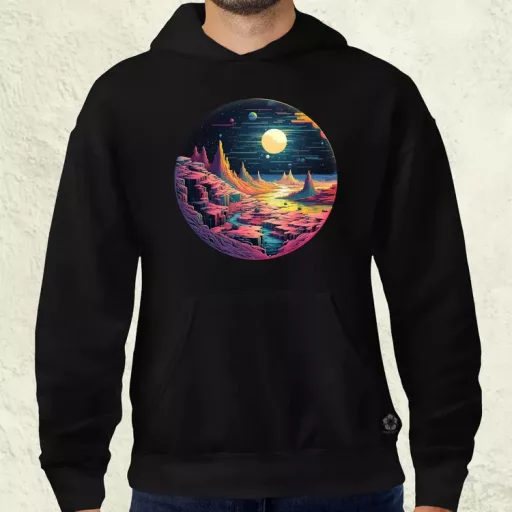 Pixelart bakelit a holdon v5 férfi pulóver