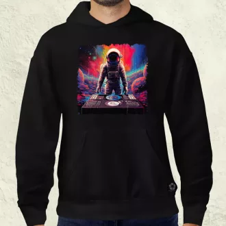 Pixelart bakelit az űrben v2 férfi pulóver