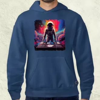 Pixelart bakelit az űrben v2 férfi pulóver