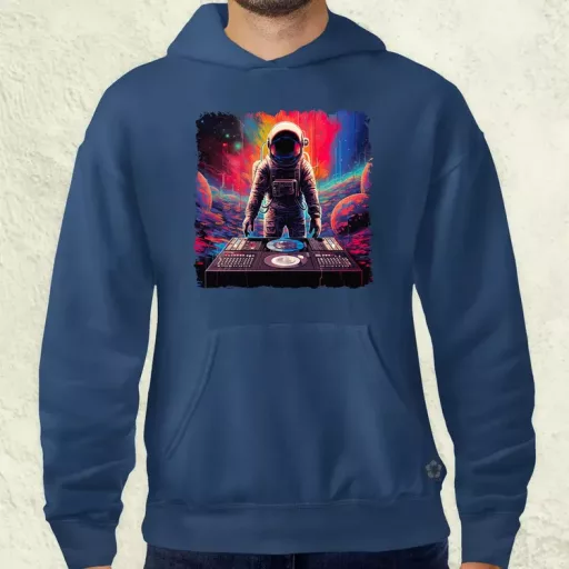 Pixelart bakelit az űrben v2 férfi pulóver