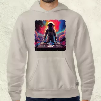 Pixelart bakelit az űrben v2 férfi pulóver