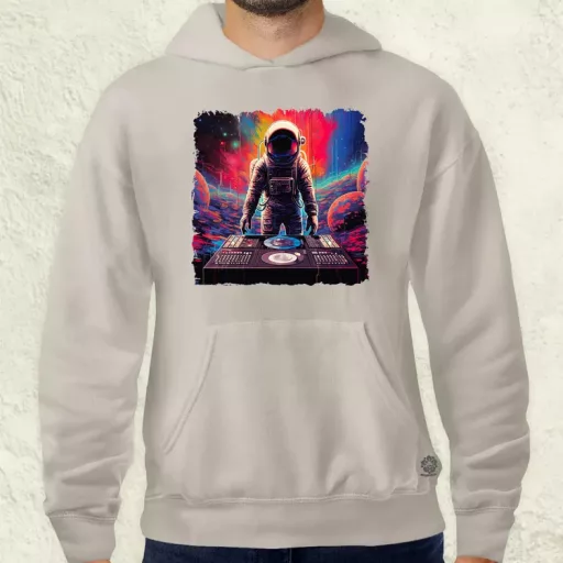 Pixelart bakelit az űrben v2 férfi pulóver