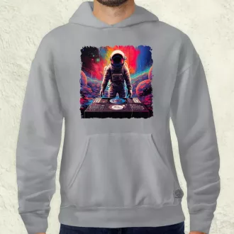 Pixelart bakelit az űrben v2 férfi pulóver