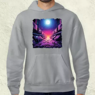 Pixelart bakelit az űrben v3 férfi pulóver