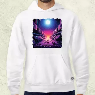 Pixelart bakelit az űrben v3 férfi pulóver