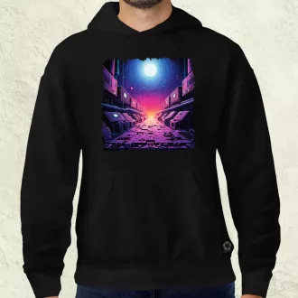 Pixelart bakelit az űrben v3 férfi pulóver