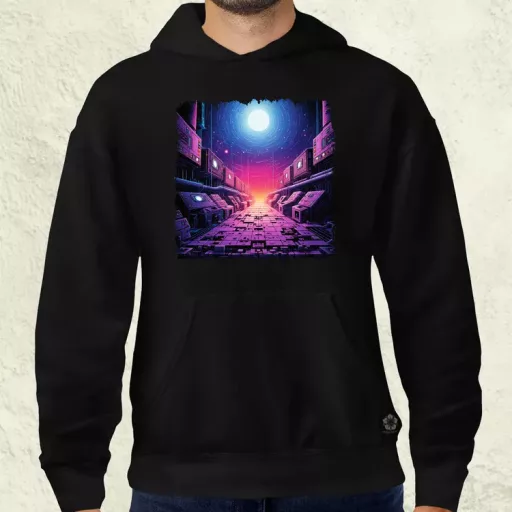 Pixelart bakelit az űrben v3 férfi pulóver