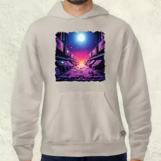 Pixelart bakelit az űrben v3 férfi pulóver