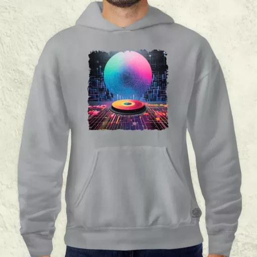 Pixelart bakelit az űrben v4 férfi pulóver