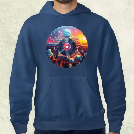 Pixelart bakelit az űrben v7 férfi pulóver