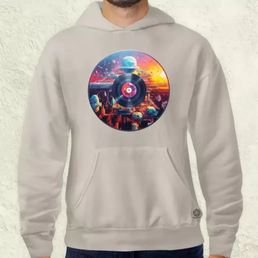 Pixelart bakelit az űrben v7 férfi pulóver
