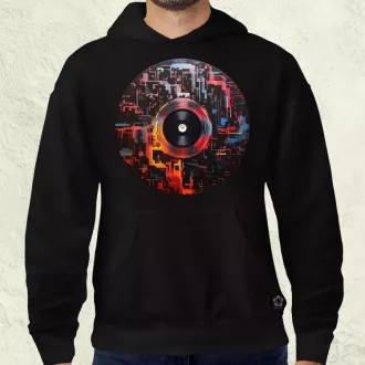 Pixelart bakelit az űrben v8 férfi pulóver