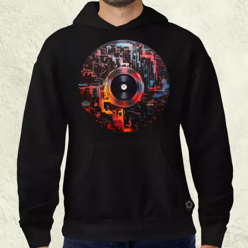 Pixelart bakelit az űrben v8 férfi pulóver