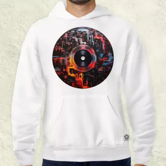 Pixelart bakelit az űrben v8 férfi pulóver