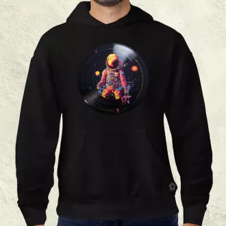 Pixelart bakelit az űrben v9 férfi pulóver