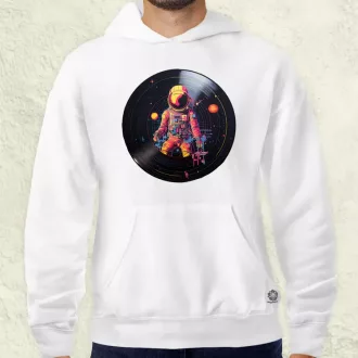 Pixelart bakelit az űrben v9 férfi pulóver