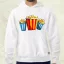 Pop art popcorn férfi pulóver