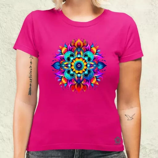 Részletes Mandala v1 női póló