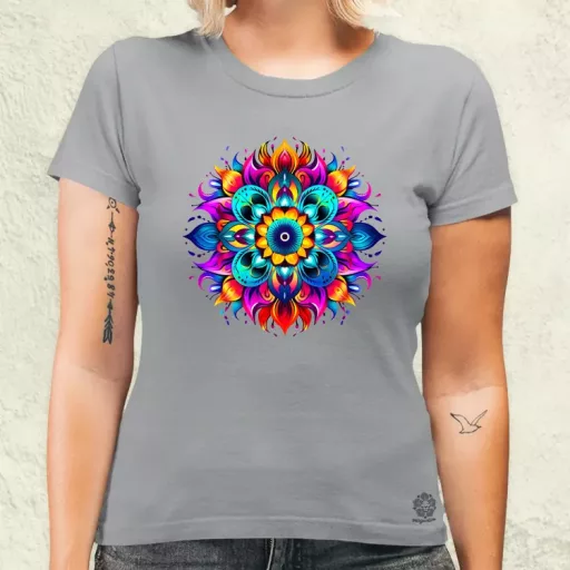 Részletes Mandala v1 női póló