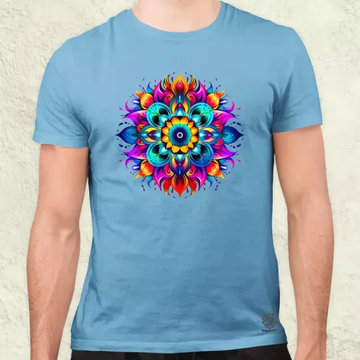 Részletes Mandala v1 férfi póló