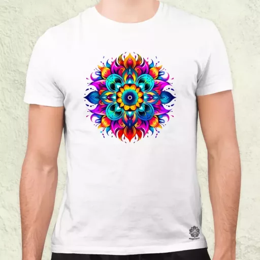 Részletes Mandala v1 férfi póló