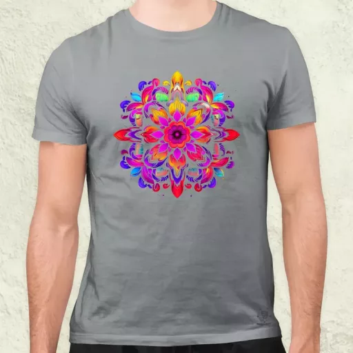 Részletes Mandala v2 férfi póló