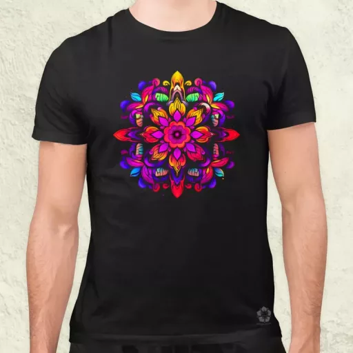 Részletes Mandala v2 férfi póló