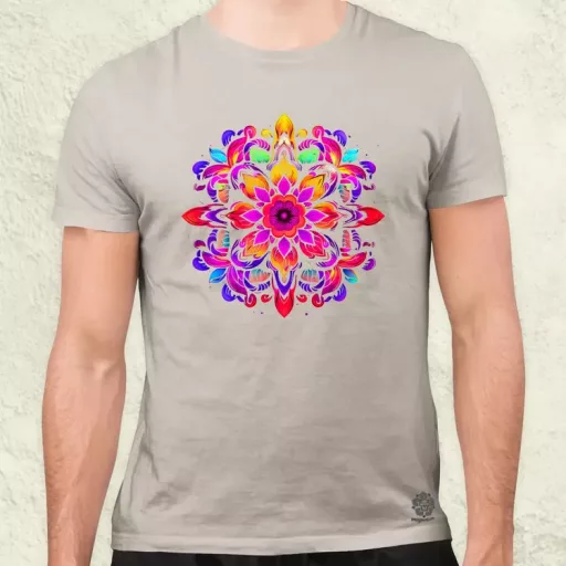 Részletes Mandala v2 férfi póló