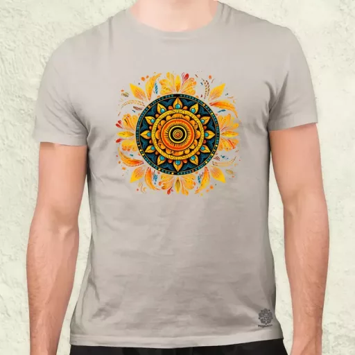 Részletes Mandala v3 férfi póló