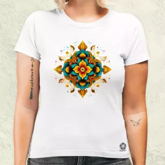Részletes Mandala v4 női póló