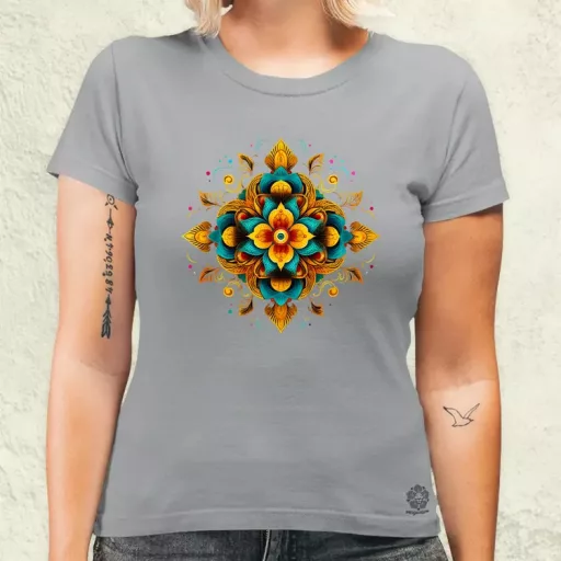 Részletes Mandala v4 női póló