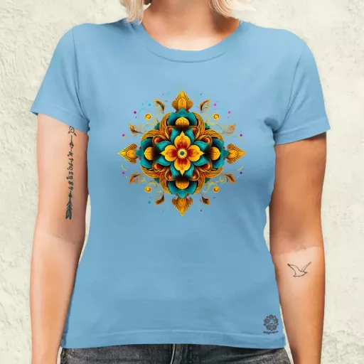 Részletes Mandala v4 női póló