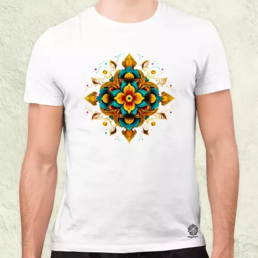 Részletes Mandala v4 férfi póló