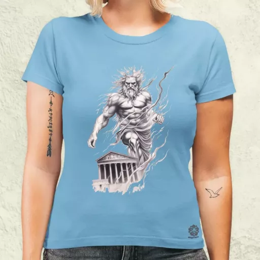 Zeusz rajz v1 női póló