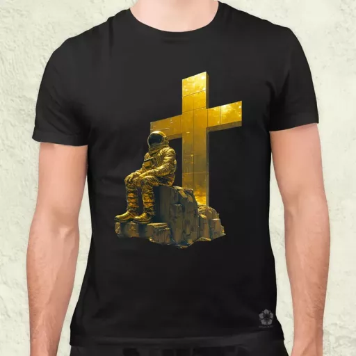 Arany kereszt v1 férfi póló