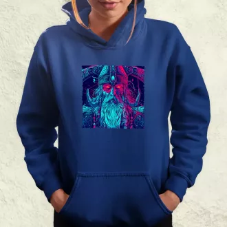 Cyberpunk Viking v1 női pulóver