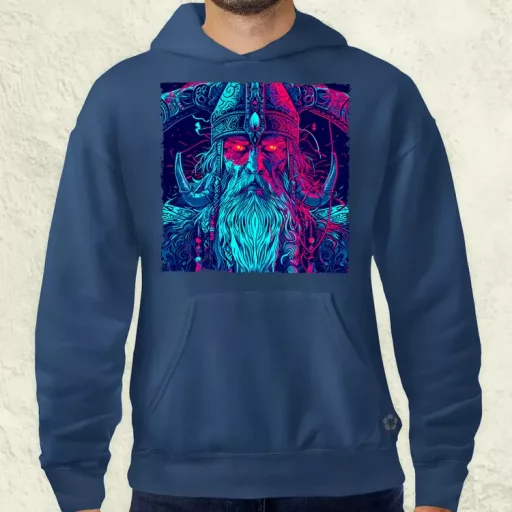 Cyberpunk Viking v1 férfi pulóver