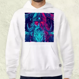 Cyberpunk Viking v1 férfi pulóver