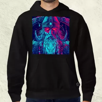 Cyberpunk Viking v1 férfi pulóver