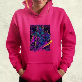Cyberpunk Viking v2 női pulóver