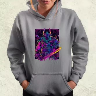 Cyberpunk Viking v2 női pulóver