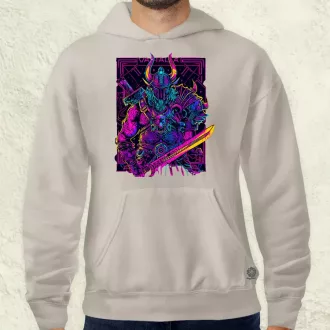 Cyberpunk Viking v2 férfi pulóver