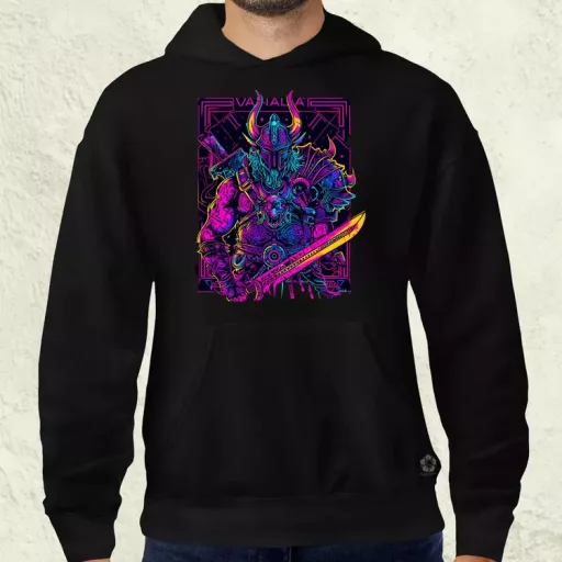 Cyberpunk Viking v2 férfi pulóver